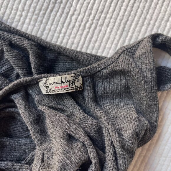 Free People Intimately High Neck Ribbed Crop - Picture 4 of 4